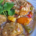 Slow Cooker Mexican Meatball Soup