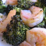 Roasted Shrimp and Broccoli