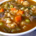 Slow Cooker Vegetable Beef Barley Mushroom Soup Slow Cooker Vegetable Beef Barley Mushroom Soup