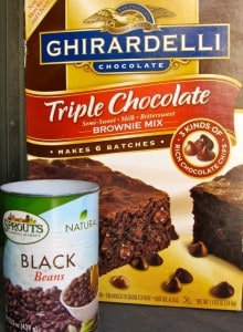 Ghirardelli Brownie Mix & Black Beans