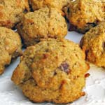 Low Fat Banana Date Coconut Cookies