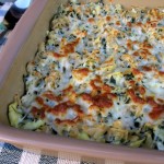 Skinny Artichoke & Spinach Baked Pasta