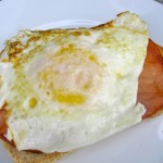 Skinny Open Faced Breakfast Egg Sandwich