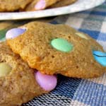 Skinny Easter M&M Cookies Skinny Easter M&M Cookies