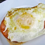 Skinny Open-Faced Breakfast Egg Sandwich