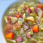 Skinny Leftover Corned Beef and Cabbage Soup