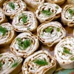 Skinny Smoked Salmon Pinwheels