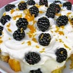 Lighter Blackberry Orange Trifle