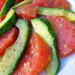 Lighter Healthier Grapefruit Avocado Salad