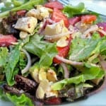 Mixed Greens with Strawberries, Chicken, Goat Cheese and Avocado 