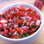 Skinny Strawberry Fruit Salsa