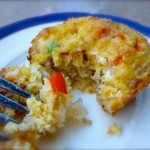 Muffin Tin Mini Ham, Cheese and Veggie Frittatas