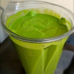 Making Chilled Asparagus Soup with Spinach and Avocado in the Vitamix