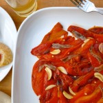 Roasted Red Bell Peppers with Anchovies