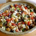 Weight Watchers Chickpea & Feta Salad