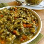Carrot, Spinach & Rice Stew