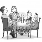 French Kids Eat Everything Illustration