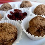 Skinny Chocolate Cranberry Truffles