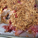 Apple Pear Cranberry Gingersnap Crisp