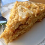 Slice of Orange Pineapple Muffin Cake