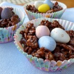 Chocolate Easter Egg Nests