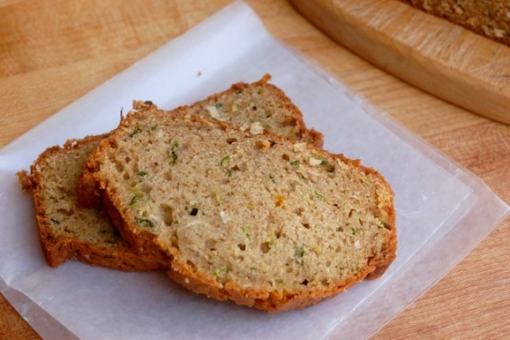 Mom’s Lighter Zucchini Coconut Bread