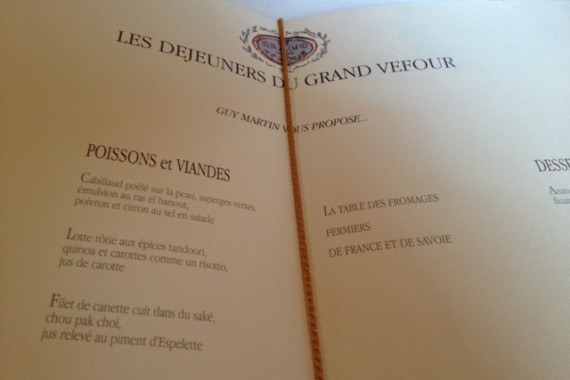 Scenes from my 50th Birthday Lunch at Le Grand Véfour in Paris