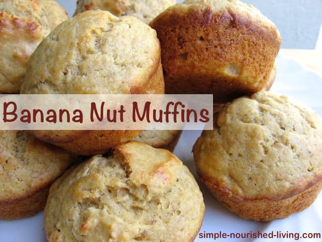 Banana Nut Muffins for Weight Watchers