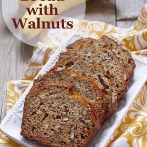 Weight Watchers Moist Banana Bread with Walnuts
