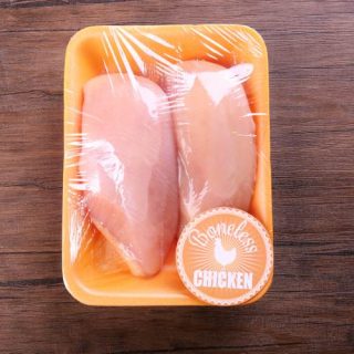 Chicken Meat Wrapped in Plastic
