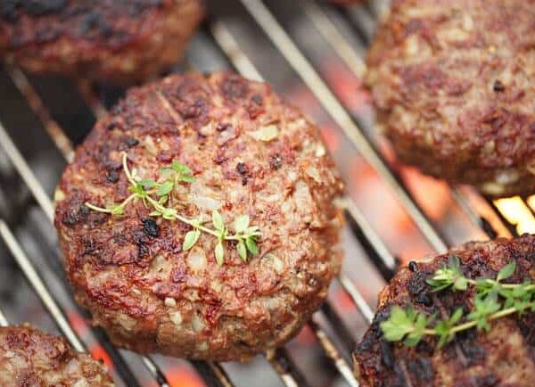 Grilled Beef Hamburgers