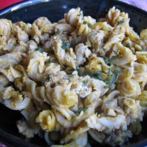 Pumpkin Pasta with Sausage