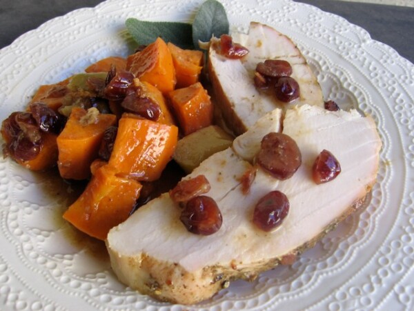 Turkey Tenderloin & Sweet Potato Skillet