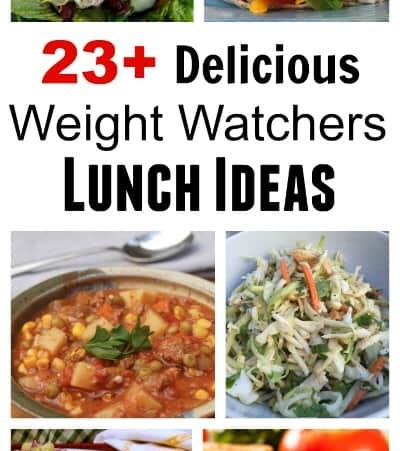 23+ Healthy Lunch Ideas for Weight Loss with Weight Watchers Points Plus