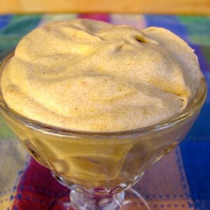 Healthy Low Fat Pumpkin Mousse