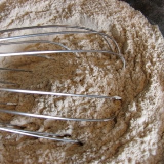 Whisking Flour