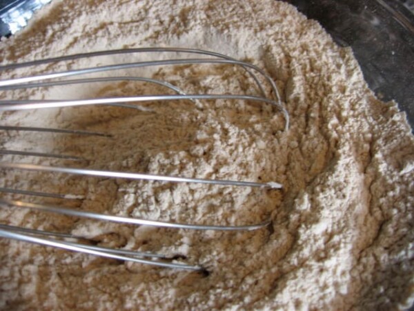 Whisking Flour