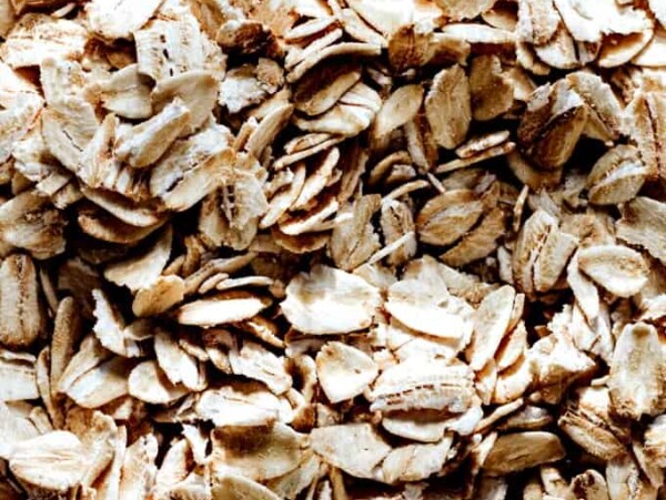rolled oats up close