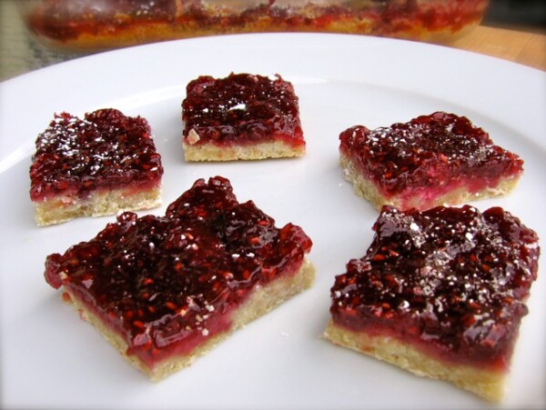 Skinny Raspberry squares