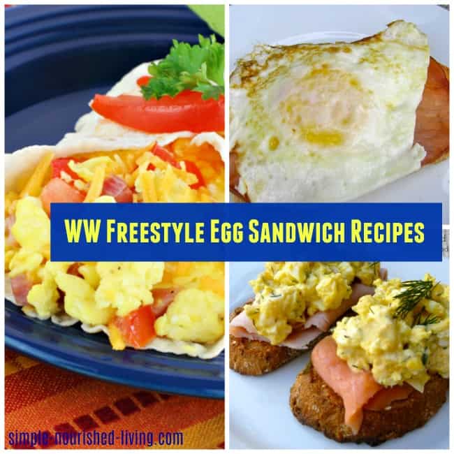WW Freestyle Egg Sandwich Recipes