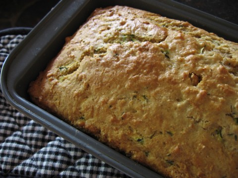 Skinny Zucchini-Apple Loaf Cake