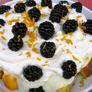 Lighter Blackberry Orange Trifle