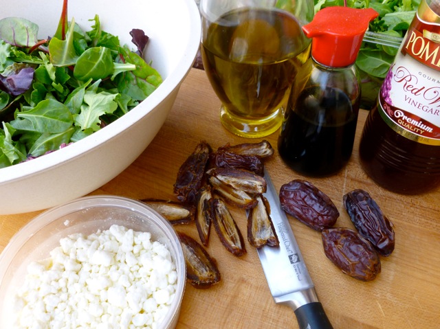Mixed Green Salad with Goat Cheese Ingredients
