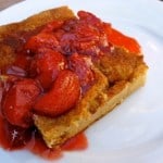 Skinny Baked French Toast with Strawberry Topping
