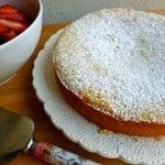 Skinny Vanilla Buttermilk Cake
