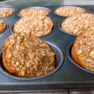 Personal Healthy Baked Banana Bread Oatmeal