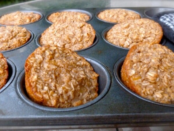 Personal Healthy Baked Banana Bread Oatmeal