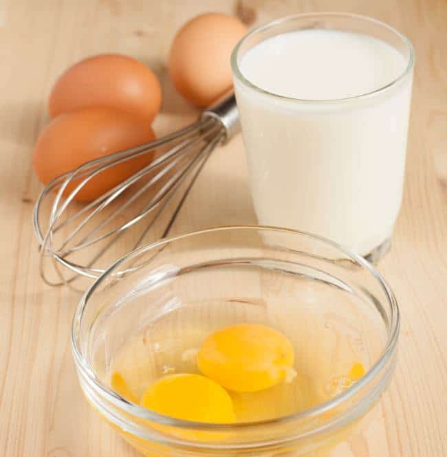 Eggs, Milk and Whisk - Mini Frittata Ingredients