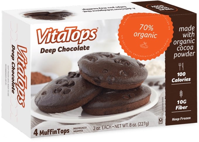 Package of VitaTops Deep Chocolate Muffin Tops