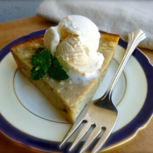 Banana Bread Pie & Ice Cream